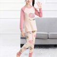thumbnail image 2 of TOWED22 Toddler Boy Clothes Fall Winter Outfits Long Sleeve Sweatshirt Tops Pants Set 2-Piece Baby Boys Clothing(Pink,13-14 Y), 2 of 8