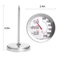 thumbnail image 4 of HLONK Roasting Meat thermometer T731 Oven Safe Large 2.5-Inch Easy-Read Face, 4 of 5