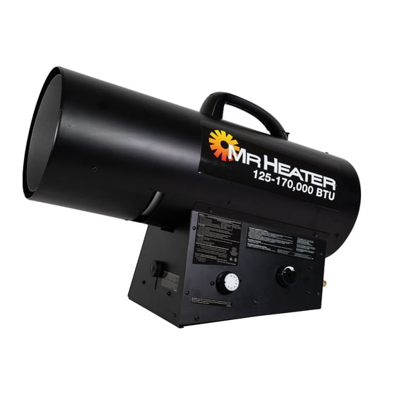 Mr. Heater 170,000 BTU Quiet Burner Technology Forced Air Propane Heater with Thermostat