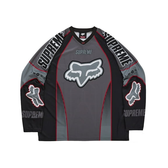 Supreme Men's Fox Racing DMX Jersey Black, from StockX