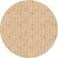 thumbnail image 1 of Ahgly Company Machine Washable Indoor Round Transitional Brown Sand Brown Area Rugs, 6' Round, 1 of 7