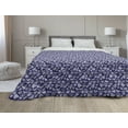 thumbnail image 1 of Floral Down Alternative Comforter, Demonstration of Vintage Style Garden Flowers and Leaves Meadow Field Plantation, Microfiber Quilt for All Season, 5 Sizes, Dark Blue, by Ambesonne, 1 of 3