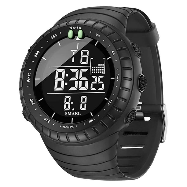 Reloj digital SMAEL 1237 para hombre con diseno elegante funciones multifuncionales y cronometraje confiable Bodega Aurrera en linea