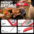 thumbnail image 5 of Arenviy Digital Meat Thermometer for Cooking, Instant Read Food Thermometer for Grill, BBQ & Kitchen, Foldable, 4.3-inch Probe, 5 of 7