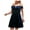 Blue - navy, variant on Womens Plus Velvet Plunge Neckline Cocktail and Party Dress Navy 16W