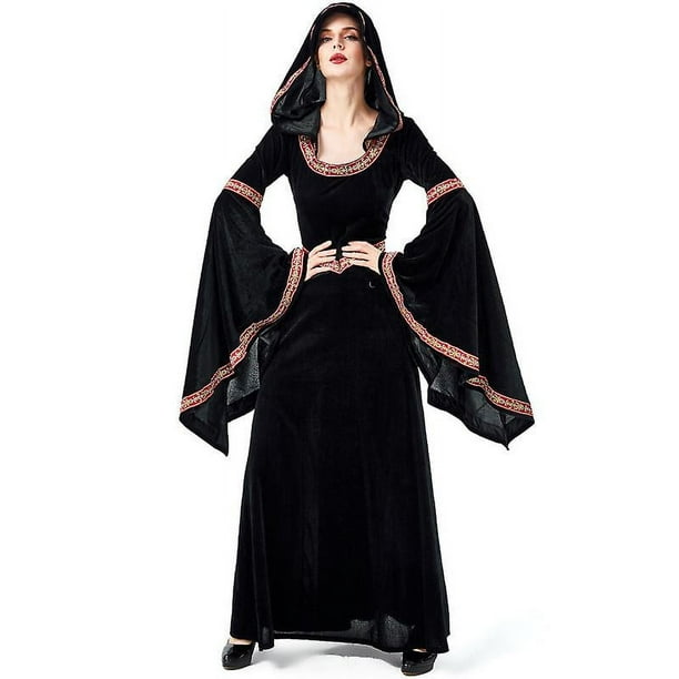 Disfraz De Epoca Disfraz Medieval Mujer Renacentista Gracioso Con Manga Trompeta Disfraz Medieval Medieval Cuello Cuadrado Gótico Tamaño Grande Gotico Palacio Halloween Disfraces Renacentistas Mujer