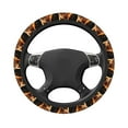 thumbnail image 5 of Picia Gold Flame Pattern Wolf Car Steering Wheel Cover, Non-Slip, Breathable, Universal 15 inch, 5 of 7