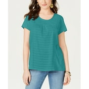 Style & Co Women's Top Green Size Extra Large