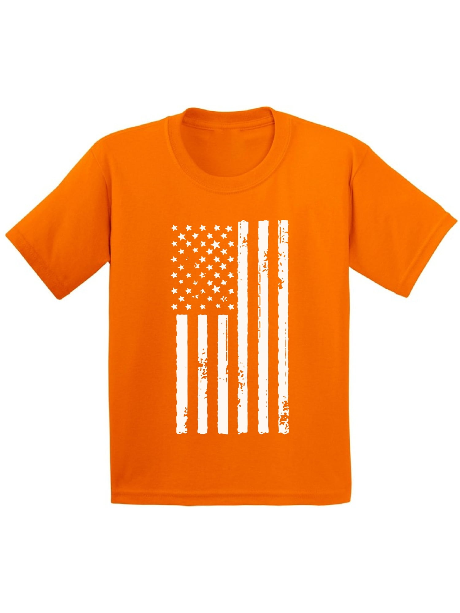 Awkward Styles - Awkward Styles Youth USA Flag Patriotic Graphic Youth Kids T-shirt Tops White Independence Day 4th of July