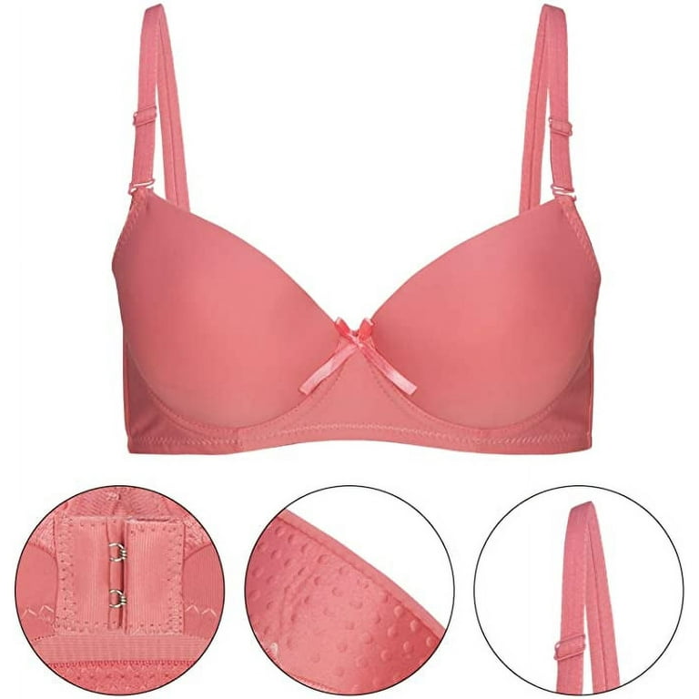3Pack bras for women Underwire Push Up Bra Pack, Padded Contour Everyday  Bras A-32B 