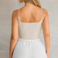 thumbnail image 4 of Plus Size Summer Camisole Jumpsuit Outfits, Built In Bra Tank Tops for Women Body Shaper Tummy Control Spaghetti Strap Top Tropical Shirts Hawaiian Shirt Outfits Vacation Beige Xs, 4 of 4