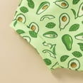 thumbnail image 4 of Dooleck Baby Girl Summer Clothes Infant Avocado Bodysuit Bloomer Shorts Outfit Set, 4 of 8