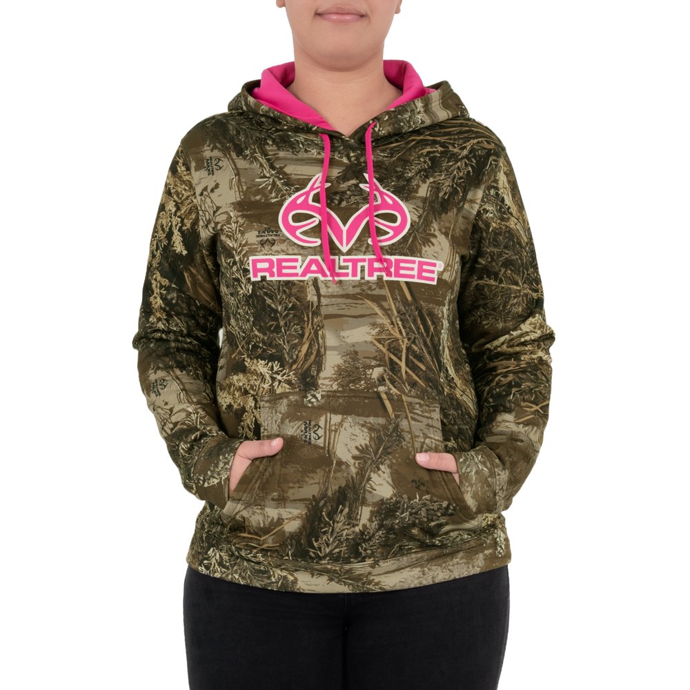 Women's Camo Performance Pullover Fleece Hoodie
