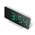 thumbnail image 3 of yingyy LED Digital Alarm Mirror Electronic Large Screen Tabletop Clock Display Decorations Clocks Living Room Bedroom Office Green 1Set, 3 of 6