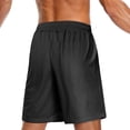 thumbnail image 3 of Htwon Men Loose Casual Shorts Basketball Sports Gym Fitness Mesh Pants Workout Summer, 3 of 15