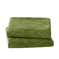 thumbnail image 5 of Home Soft Things Ikat Velvet 2 Piece Throw Pillow Cover Set - Avocado - 14" x 26", 5 of 6