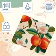 thumbnail image 3 of Peach Square Desk Mat Gaming Mouse Pad, 8.3x9.8 Inch Non-Slip Rubber Bottom Printed Design - Suitable for Office and Gaming, 3 of 6