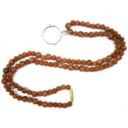 Mogul Sunstone Prayer Beads Japamala for Awakening Chakra Kundalini Yoga Necklace 108+1