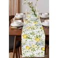 thumbnail image 2 of Summer Lemon Table Runner Watercolor Yellow Spring Floral Botanical Tablerunners 13 x 90 Inch, Table Decorations Tabletop Scarf for Summer Gathering Holiday Farmhouse Kitchen Dining Decor, 2 of 6