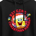 thumbnail image 3 of SpongeBob SquarePants - Singing Christmas Korals - Juniors Cropped Pullover Hoodie, 3 of 6