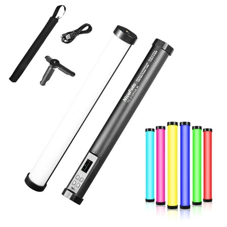 Image of TC-210RGB LED Full Spectrum Light Tube Portable Fill Light Wand with Adjustable Color Temperature (2500K-9900K) Stepless Dimming 21 Dynamic Scenes Special Effects CRI≥95 for Video Production
