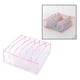thumbnail image 3 of Organizador de cajones con divisor para armario, caja de almacenamiento para ropa interior, corbata, hogar, viajes, para mujeres y hombres Pink 6 Gripes, 3 of 7