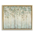 thumbnail image 5 of Stupell Industries Abstract Forest Leaves Trees Blue Tan Soft Painting Metallic Gold Framed Floating Canvas Wall Art, 24x30, by James Wiens, 5 of 5