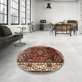 thumbnail image 3 of Ahgly Company Indoor Rectangle Traditional Brown Persian Area Rugs, 5' x 7', 3 of 6