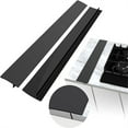 thumbnail image 2 of Clearance! Silicone Stove Counter Gap Cover, Yoaney Stove Silicone Countertop Filler Suitable for 221&25 Inches Stoves Can Be Cut to Seal The Kitchen Oven Gap Seal, Black, 2 of 8