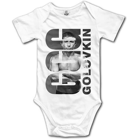 

KFJNJINS Gennady Golovkin GGG Logo Baby Climbing Clothes Bodysuit