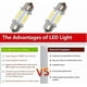 thumbnail image 3 of Marine Led Replacement Bulb Boat Light Bulbs Super Bright 12 Volt 32 Mm Bulbs For Boat Navigation Lights Boat Anchor Light, 3 of 5