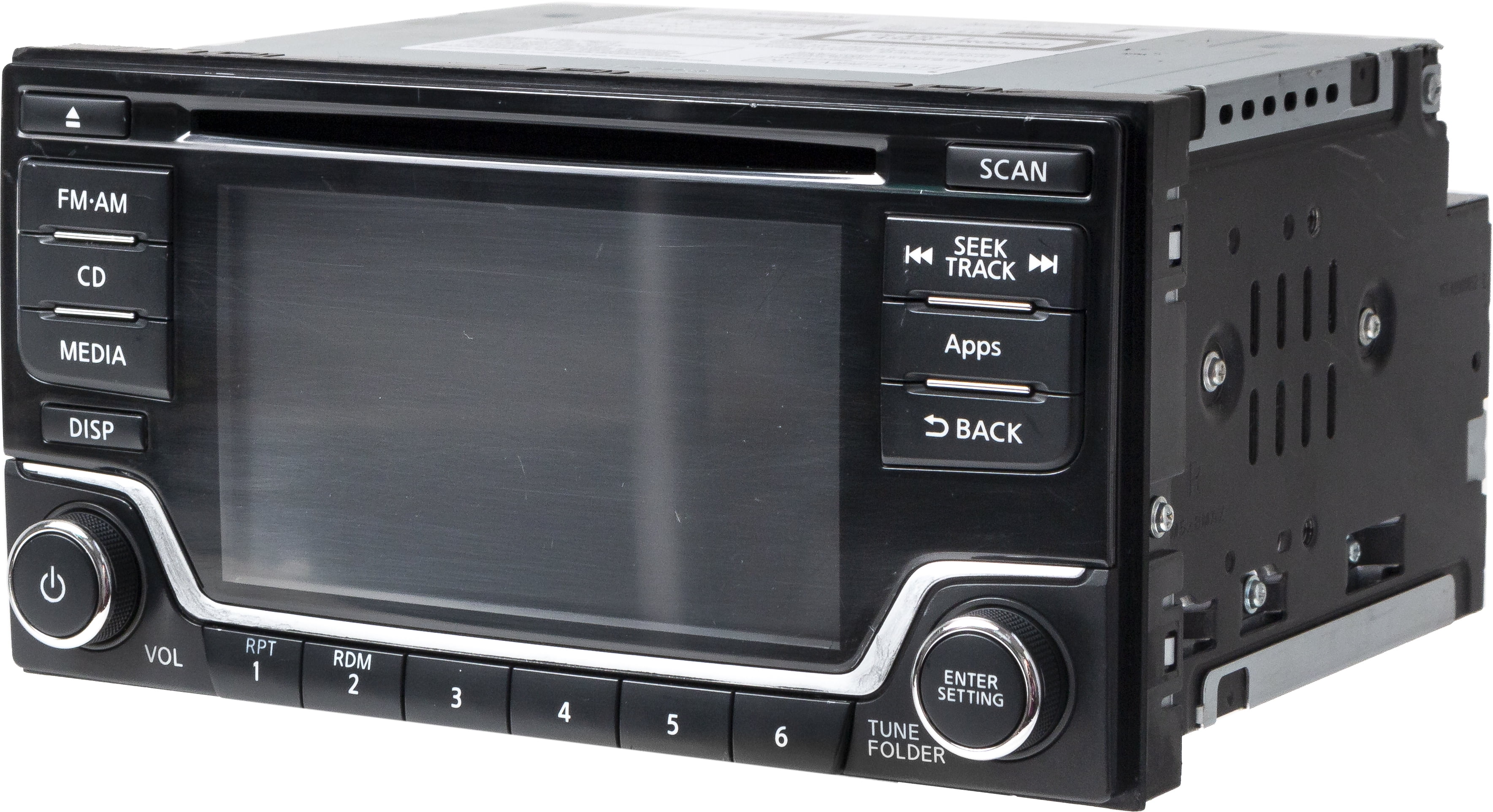 Restored 2015 Nissan Juke AM FM Radio Single Disc CD Multimedia Player Part ID 281853YM1A (Refurbished)