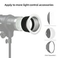 thumbnail image 3 of Speedring Adapter for  Flashes, Aluminum Alloy Speedring Adapter Converter for Monolight LED Light, Easy to Install, 3 of 7