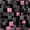 Cubes 06, variant on Manfei Abstract 3D Cube Twin Sheets, Geometric Checkered Bedding, Black and Blue, Black Reversible 3 Pieces1 Flat Sheet 1 Fitted Sheet 1 Pillowcase