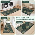thumbnail image 4 of Findosom 2pc Boho Kitchen Rugs and Mats Set, Non Slip Washable Kitchen Runner Rug for Kitchen Floor, Farmhouse Kitchen Decor, Hallway, Entryway, Laundry Room,20"x32"+20"x47" Green, 4 of 8