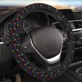 thumbnail image 5 of Naloa Rainbow Snowflake Elastic Steering Wheel Cover, Auto Steering Wheel Cover – 15 Inch, Fit Suvs,Vans Cars,Trucks, 5 of 6