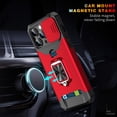 thumbnail image 3 of Magnetic Case for iPhone 16 Pro Max/16Plus/16Pro/16 with Slide Camera Cover Card Slot Ring Kickstand Heavy-Duty Shockproof Cover, 3 of 7