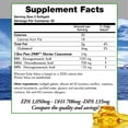 thumbnail image 2 of Natural Wild Fish Oil by Doctors Nutra Nutraceuticals - Sustainable Omega 3 DPA-EPA-DHA Oil 2,900 Milligram Supplement - Maximum Strength Ultra Pure Concentrate - 90 Burp-Less Soft-Gels, 2 of 6