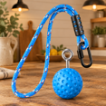 Blue Ball with Closed Ring and Rope Pull Up Climbing Grip Strength ...