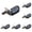 A, variant on L-Shaped Shelf Support Pins with Rubber Sleeve, 5mm Cabinet Shelf Holder Bracket for Glass Wood Shelves, Scratch-Free Anti-Slip Heavy-Duty Support for Kitchen Bookshelf Furniture, Set of 8, By Harlik