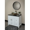 thumbnail image 4 of Eden Bath EB-GS74 16.5 in. Embossed Round Glass Vessel Sink, Champagne, 4 of 11