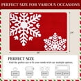 thumbnail image 2 of Christmas Bathroom Rug 36"x24", Extra Soft Absorbent Microfiber Thick Plush Fluffy Bathroom Rugs, Non-Slip Backing, Machine Washable Bath Rugs, Holiday Xmas Decor Indoor Bath Mats,Red-snow, 2 of 11