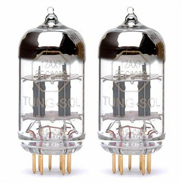 Paire de Tubes d'Aspirateur Tung-Sol ECC803s 12AX7 Gold Pin Preamp