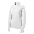 thumbnail image 5 of Sport-Tek Ladies Sport-Wick Textured 1/4-Zip Pullover. LST860, 5 of 6