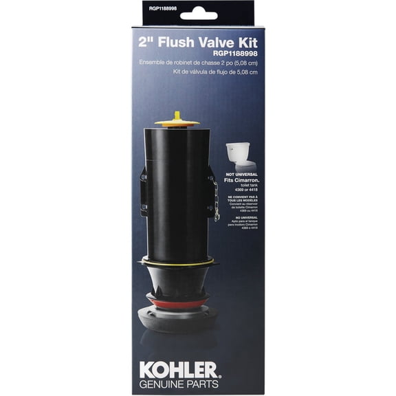 Kohler Flush Valve Kit 2 In Flush Valves Kit - Plastic - One Size