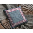 thumbnail image 2 of Square Nest Indoor/Outdoor Pillow with Removable Cover in Pink and Blue18x18, 2 of 5