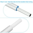 thumbnail image 4 of Uxcell 6.6Ft 13/16"ID 1-1/4"OD Insulation Foam Tube with Aluminum Foil,Silver Blue, 4 of 5