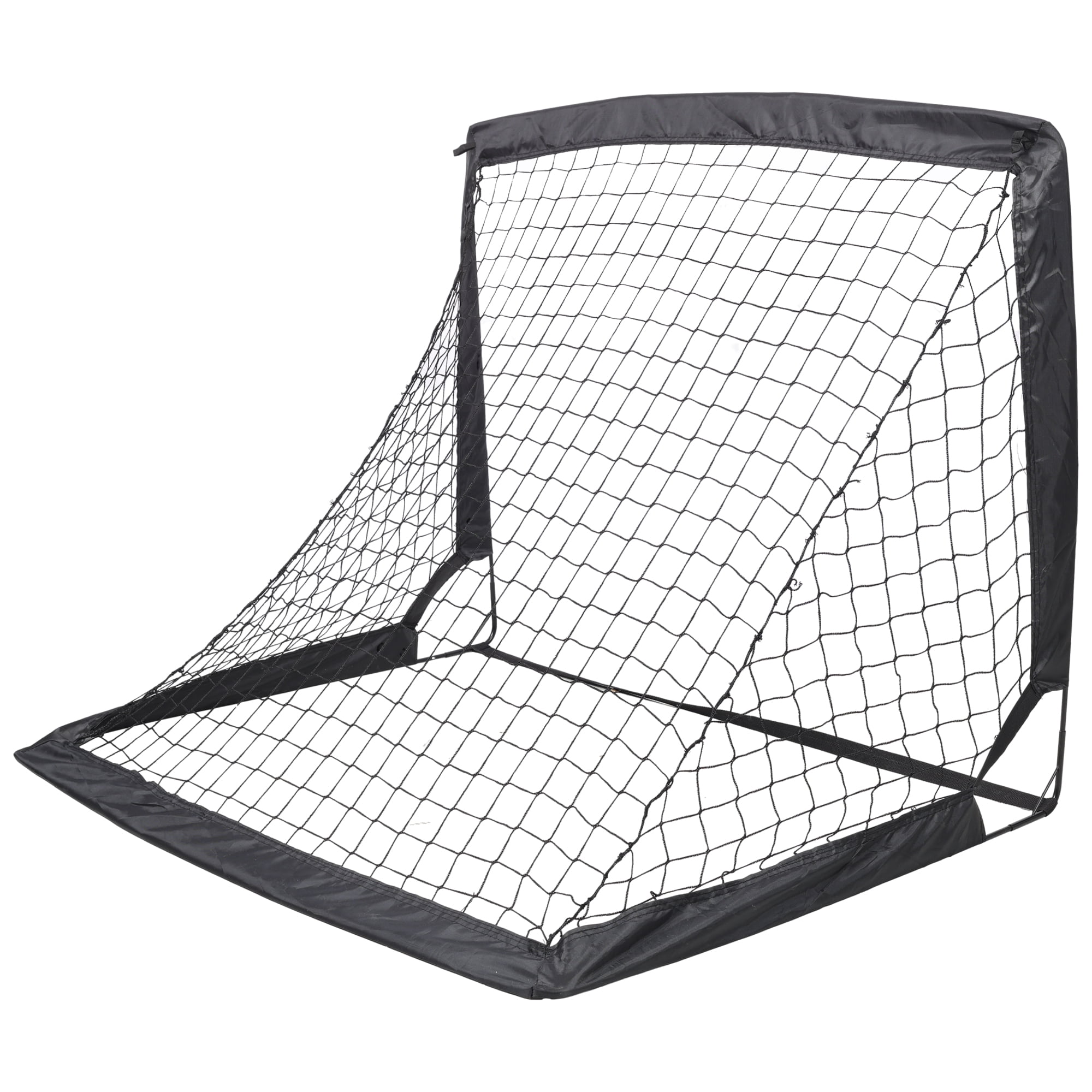Leumius 2 Pack Soccer Goal,Pop Up Portable Soccer Nets for Kids Youth Adults,Indoor + Outdoor Soccer Goals for Backyard Games & Soccer Training,4' x 3',Black