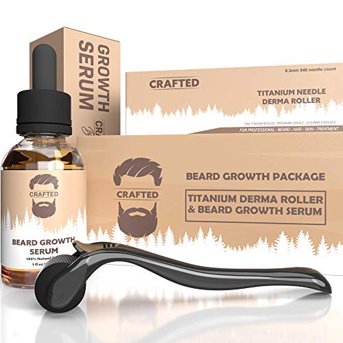 Duke's Beard Derma Roller for Beard Growth + Beard Growth Serum