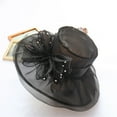 thumbnail image 2 of Women Church Hats! Yigetop Women's Church Kentucky Daily Cap Fascinator Bridal Tea Party Wedding Hat Easter Hat Black One Size, 2 of 2